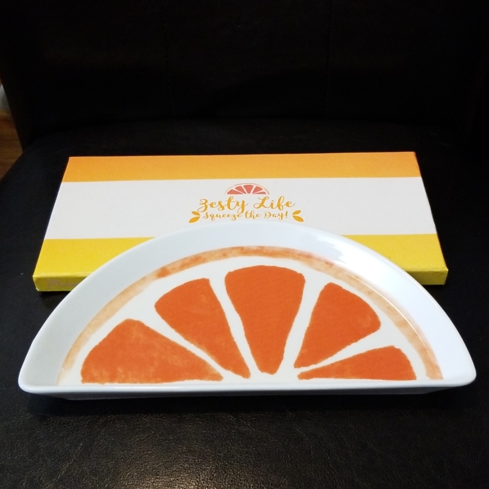 Semi circle grapefruit tray
